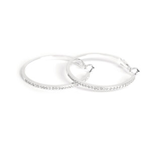 Earr, Standard Creol 40 mm w/crystal SP