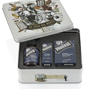Proraso Beard Kit skjeggsett - Azur Lime
